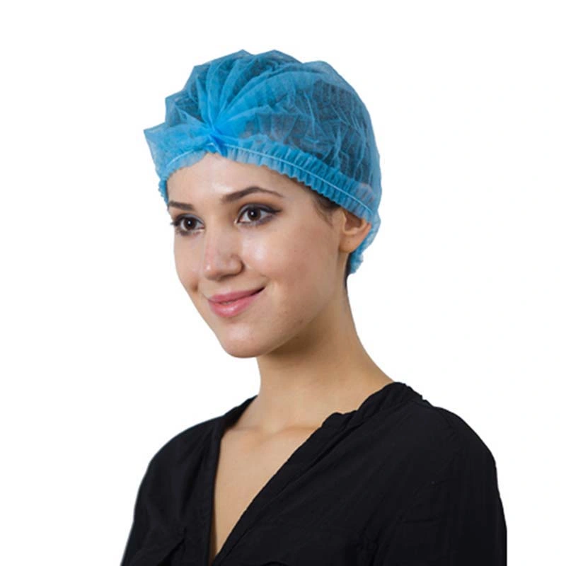 Disposable Non Woven Hairnets/ Bouffant Cap/ Mob Cap