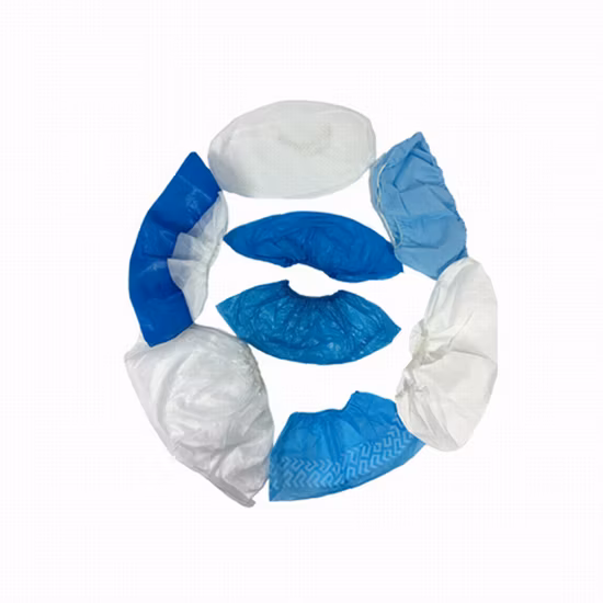 滑り止め付き使い捨てプラスチックCPE靴カバー
