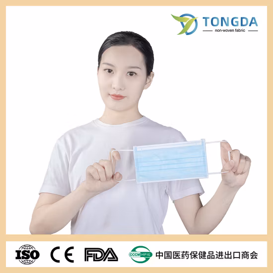 CE FDA 3 層 4 層耳ループネクタイ病院マスカリラ不織布タイプ Iir サプライヤー卸売ダストブルー白黒保護外科使い捨て医療フェイスマスク