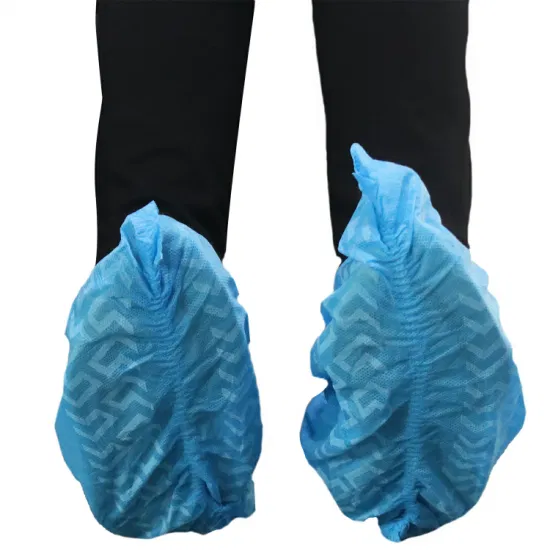 PE 非編まれた使い捨て可能な防水プラスチック靴カバーのサポート L/CT/TD/P